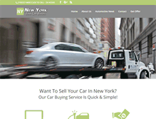 Tablet Screenshot of newyorkjunkcarremoval.com